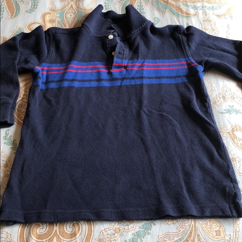 Boys Nautica LS pique size 6